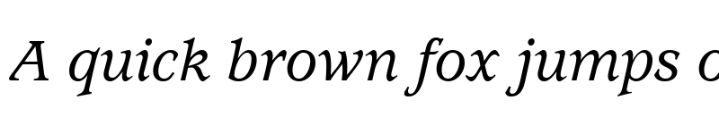 Preview of Usherwood LT Medium Italic