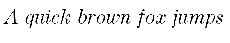 Preview of Usual New Italic