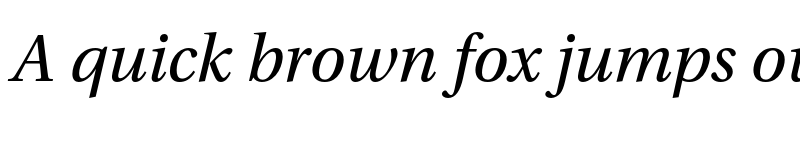 Preview of Utopia Std Italic