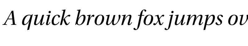 Preview of Utopia Std Subhead Italic