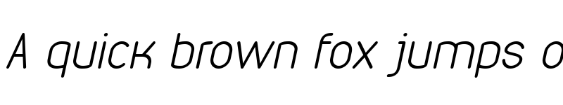 Preview of VDS Thin Italic