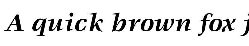 Preview of Veljovic Bold Italic