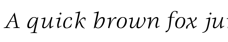 Preview of Veljovic Italic