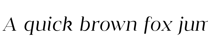 Preview of Vendura Light Italic