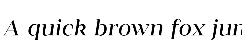 Preview of Vendura Regular Italic