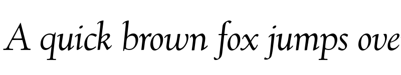 Preview of Village Italic