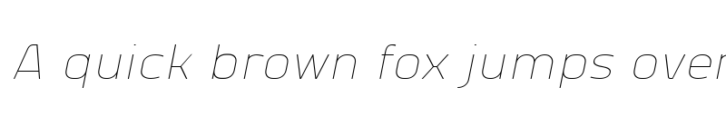 Preview of Vogie Thin Italic