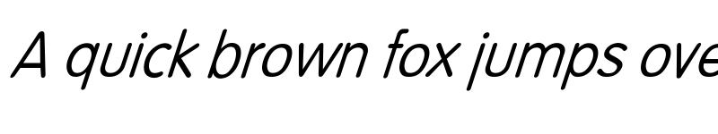 Preview of Volte-Italic Regular