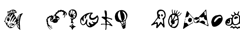 Preview of VTSuRealDingbats VolumeTwo Regular