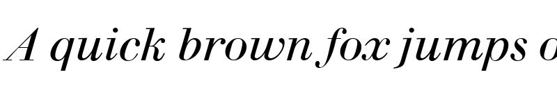 Preview of WalbaumBucT Italic