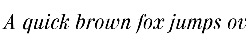 Preview of WalburnTextLight Italic