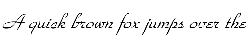 Preview of WaldorfScript Italic