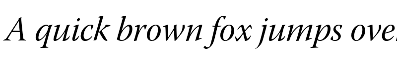 Preview of Warnock Pro Italic Subhead