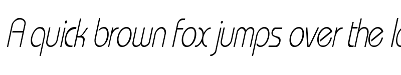 Preview of WashingtonMetroCondensed Italic