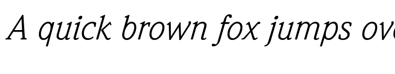 Preview of Weidemann Std Book Italic