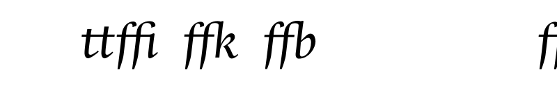 Preview of Whitenights LT Std ItalicLigatures