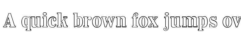 Preview of WhitinOutline Regular