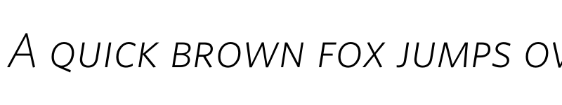 Preview of Whitney LightSC Italic