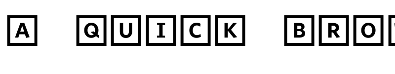 Preview of WhitneyIndexWhite-Square-Bold Regular