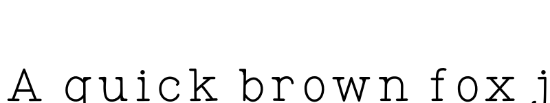 Preview of WigendaTypewrite Medium