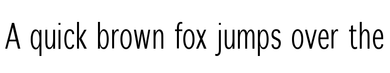 Preview of WinterthurCondensed Regular