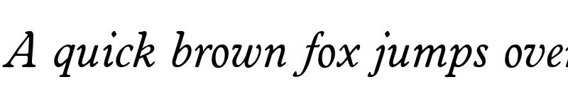 Preview of Worcester Italic