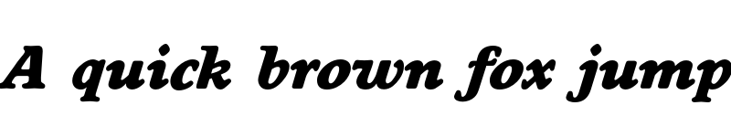 Preview of WorchesterEF ExtraBold Italic