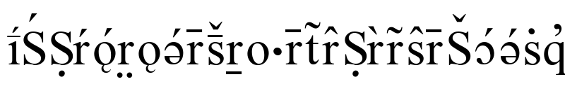 Preview of WP Accent Serif Regular