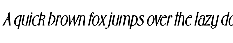 Preview of Wright-Condensed Bold Italic