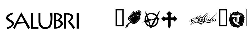 Preview of WWVampire Dingbats Regular