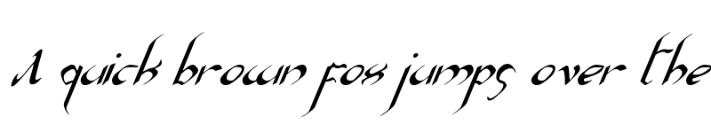 Preview of Xaphan II Italic Italic