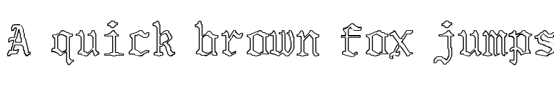 Preview of Ye Olde Font 1 Regular