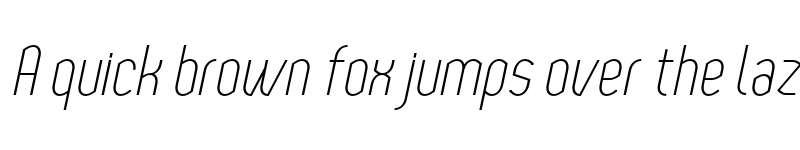 Preview of Yemeyi Light Condensed Italic