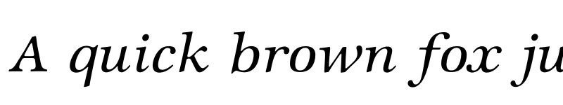 Preview of Zapf Inter Medium Italic