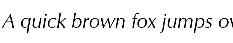 Preview of ZapfHumnst BT Italic