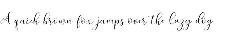 Preview of Zellora Script Regular