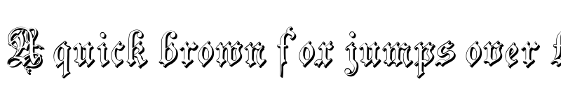 Preview of ZendaEmbossed Regular