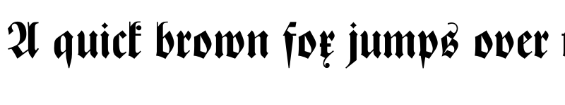 Preview of Zentenar Fraktur Bold