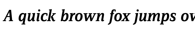 Preview of ZineSerifDis Medium Italic